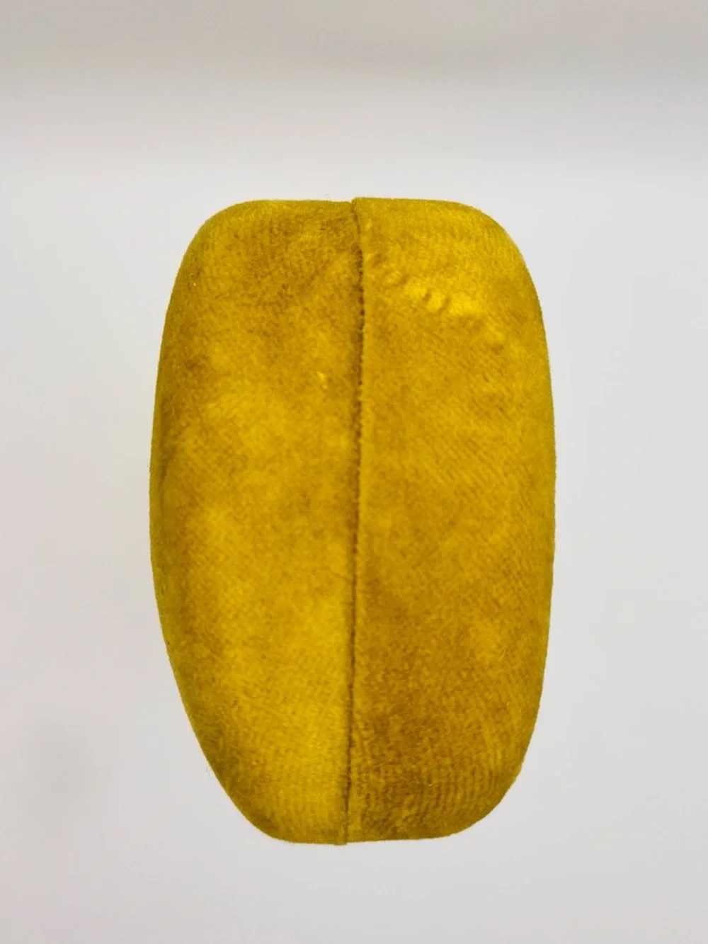 Gucci Velvet Eyeglass Case Yellow Gold Blue Interior EUC